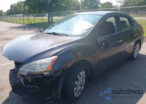 2014 Nissan Sentra Sv z USA, uszkodzony, nr VIN 3N1AB7AP4EL642351